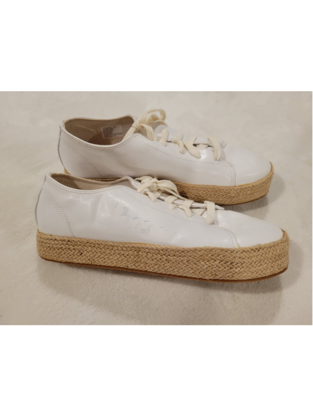 Women's Madden NYC White Espadrille Sneakers Size 11 - Picture 2 of 6
